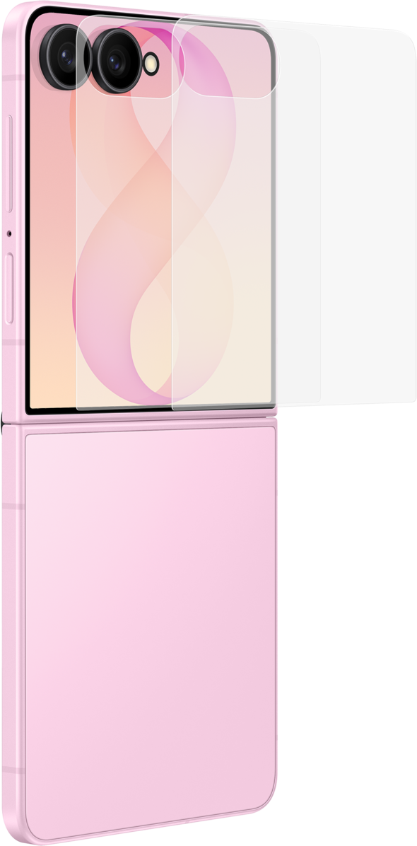 Zaštitna folija za spoljni ekran Samsung protiv refleksije za Galaxy Z Flip8 F776, plastika, set od 2 komada EF-UF776CTEGWW