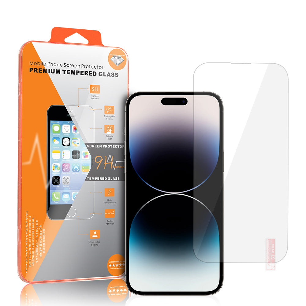 Zaštitna folija za ekran OEM Orange za Apple iPhone 18 Pro Max / 17 Pro Max / 16 Pro Max, Kaljeno staklo, Full Glue