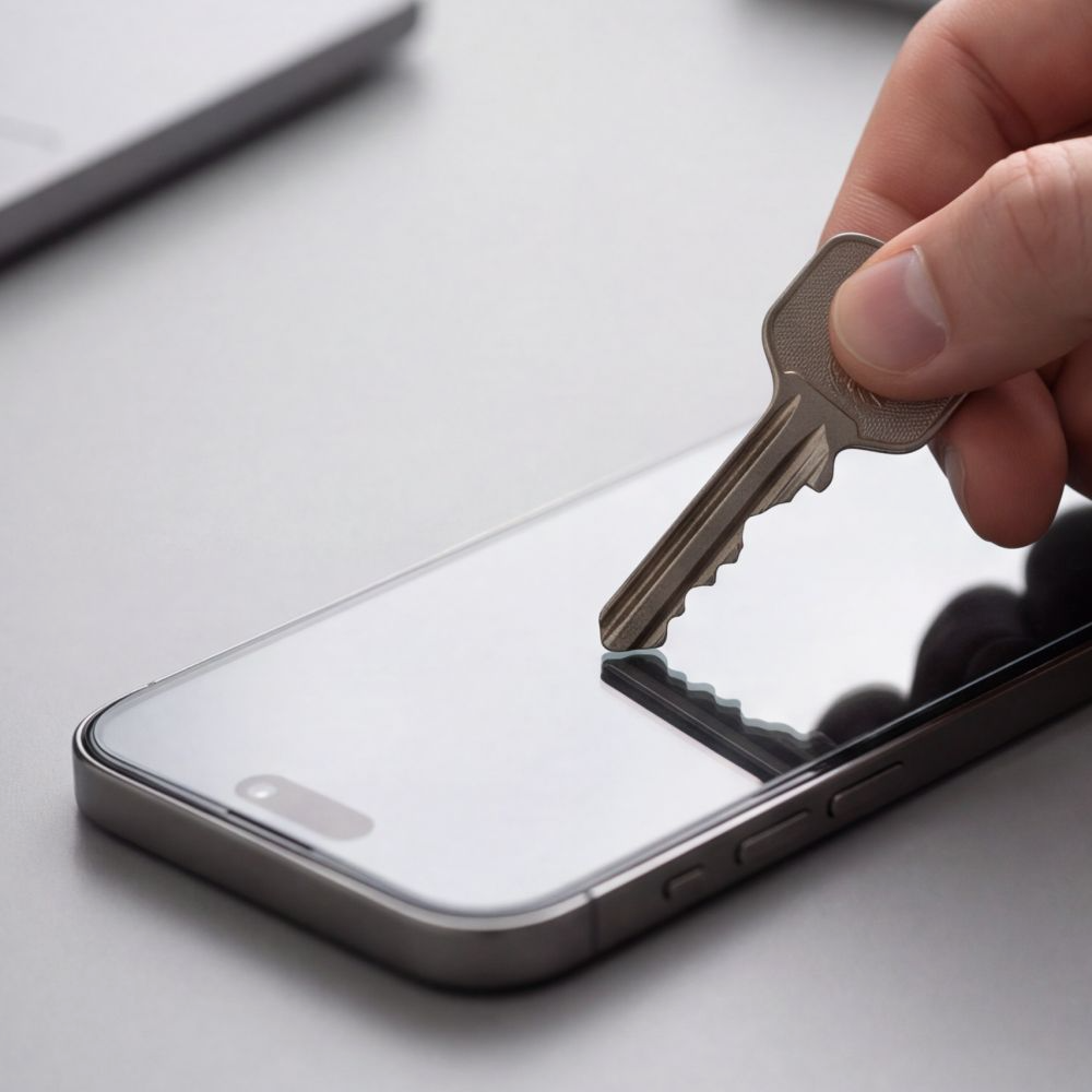 Zaštitna folija za ekran Privacy Tech-Protect OneTouch za Apple iPhone 18 Pro Max, Kaljeno staklo, Full Glue, Set od 2 komada
