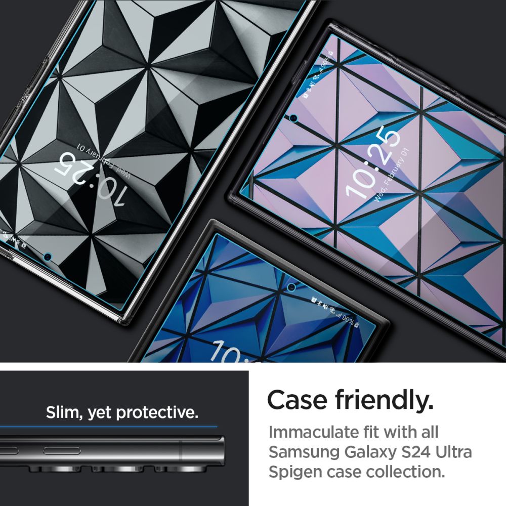 Zaštitna folija za ekran Spigen Neo Flex za Samsung Galaxy S24 Ultra S928, Plastika, Set od 2 komada