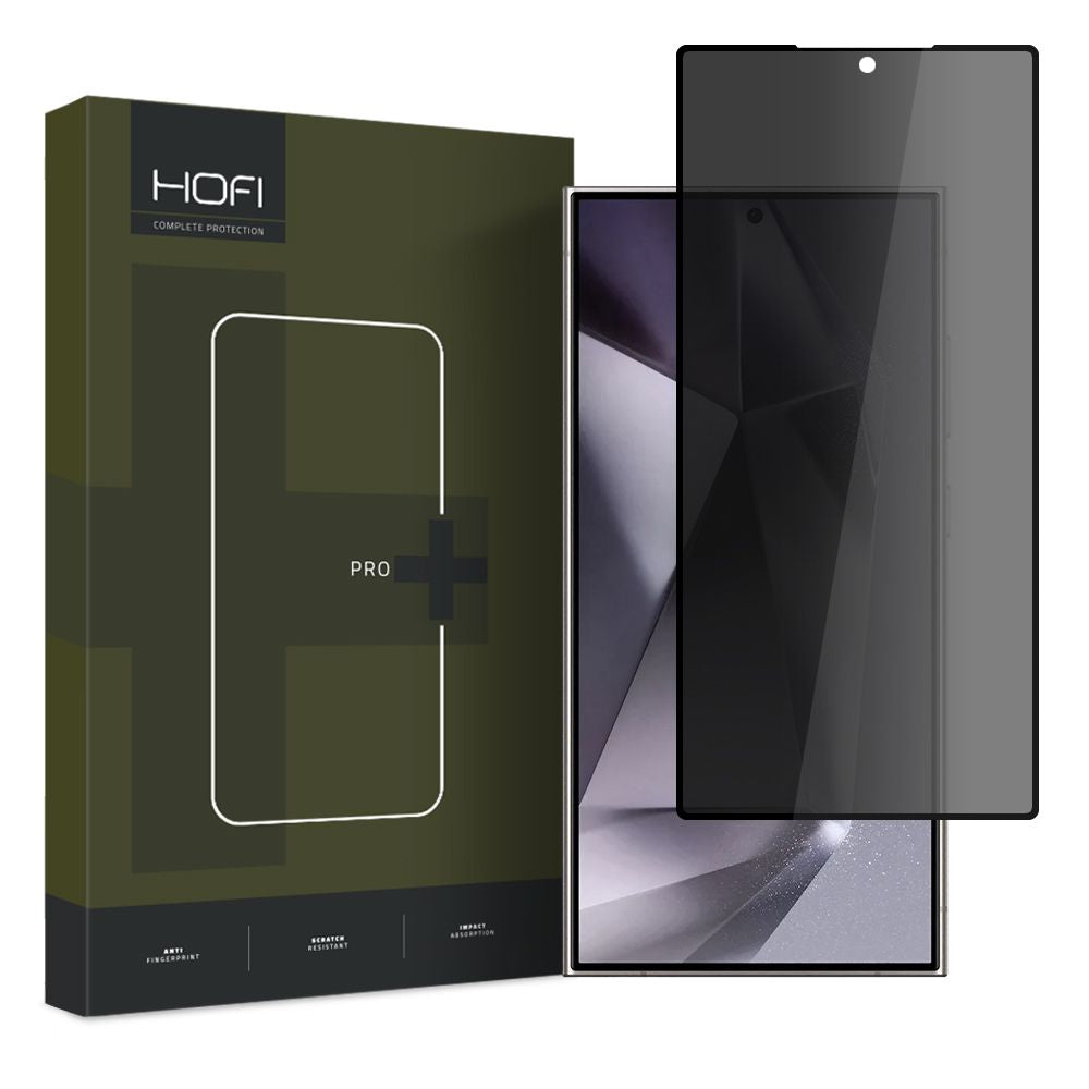 Folija za zaštitu ekrana Privacy HOFI PRO+ za Samsung Galaxy S24 Ultra S928, Kaljeno staklo, Full Glue