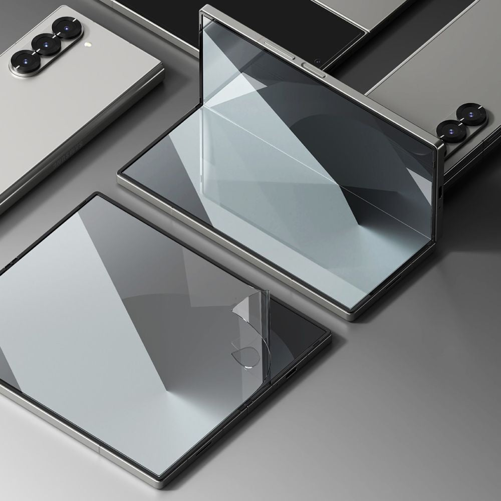 Zaštitna folija za unutrašnji ekran Ringke Dual Easy za Samsung Galaxy Z Fold6 F956, Plastika, Set od 2 komada