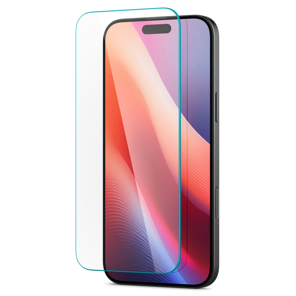 Zaštitna folija za ekran Spigen GlastrR Slim HD za Apple iPhone 16 / 15, Kaljeno staklo, Full Glue, 2.5D AGL06910
