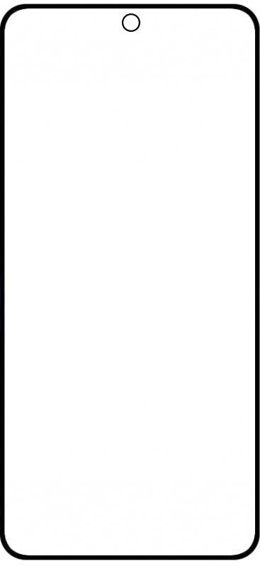 Folija za zaštitu ekrana Matte OEM za Samsung Galaxy A35 5G A356, Kaljeno staklo, Full Glue, 6D, Crna