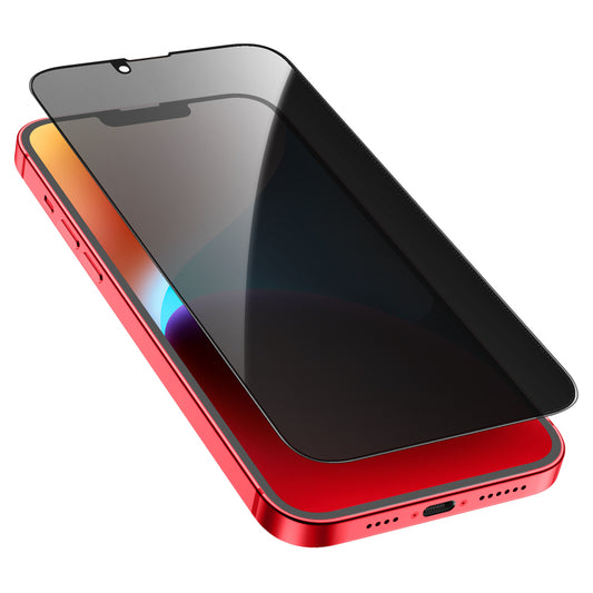 Folija za zaštitu ekrana Privacy HOCO G15 za Apple iPhone 12 / 12 Pro, Kaljeno staklo, Full Glue, 5D