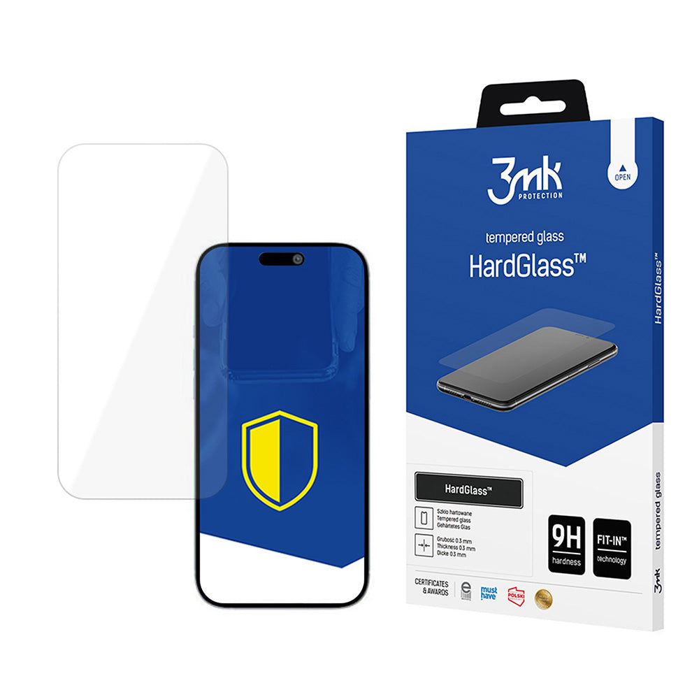 Zaštitna folija za ekran 3MK HardGlass za Apple iPhone 17 Air, Kaljeno staklo, Full Glue