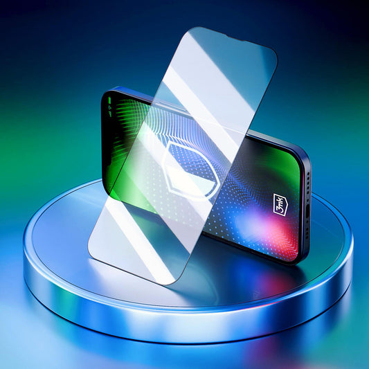 Zaštitna folija za ekran 3MK Hardy Ultra za Apple iPhone 17 / 16 Pro, Kaljeno staklo, Full Glue, Crna