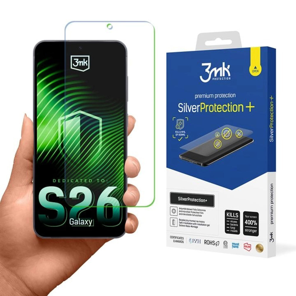 Folija za zaštitu ekrana 3MK Silver Protect+ za Samsung Galaxy S26 S942, Plastika