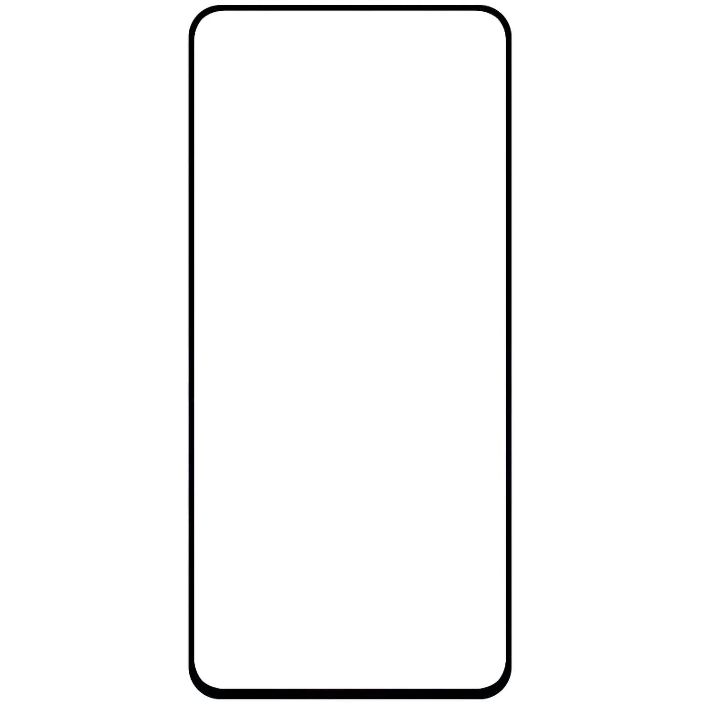 Folija za zaštitu ekrana Blue Shield za Samsung Galaxy A55 5G A556, Kaljeno staklo, Pun lepak, Prijateljski za futrole, Crna