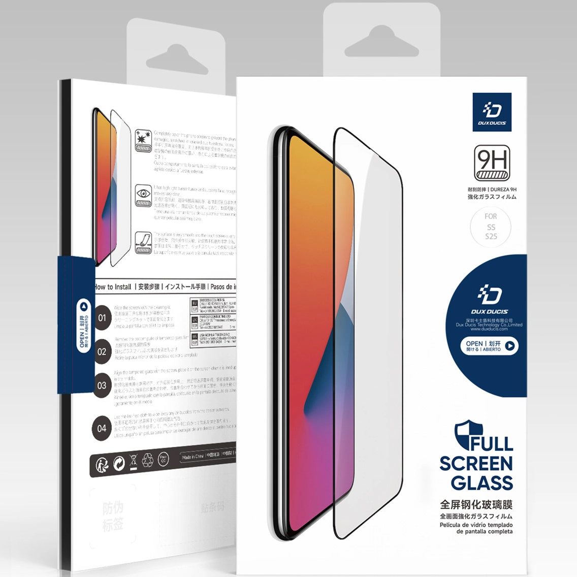 Zaštitna folija za ekran Privacy DUX DUCIS za Samsung Galaxy S25 S931, Kaljeno staklo, Edge Glue