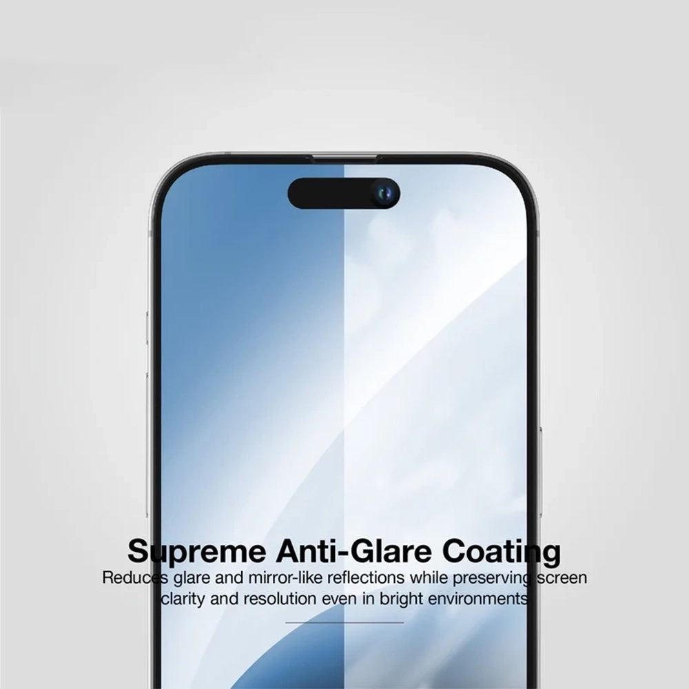 Folija za zaštitu ekrana Anank 10X Reinforced CG za Apple iPhone 17, Kaljeno staklo, Full Glue, 2.5D, Crna