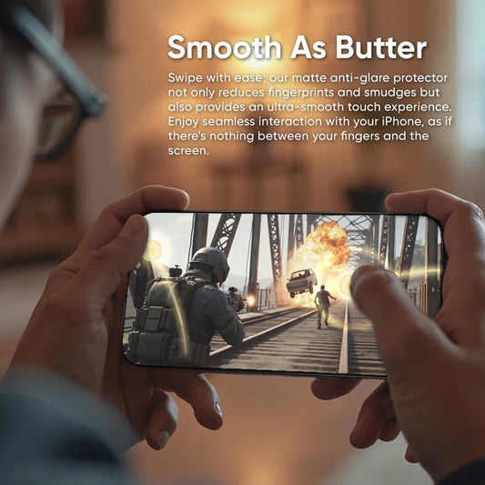 Folija za zaštitu ekrana Anank 5X pojačana nevidljiva za Apple iPhone 17, Kaljeno staklo, Full Glue, 3D, Crna