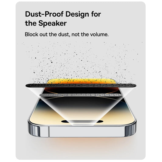 Folija za zaštitu ekrana Anank 5X Reinforced za Apple iPhone 17, Kaljeno staklo, Full Glue, 2.5D, Crna