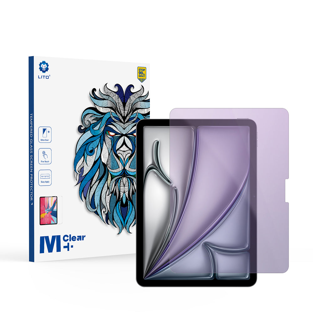 Zaštitna folija Ekran Anti Blue Light Lito Classic za Apple iPad Air 11 (2026) / Air 11 (2025), Kaljeno staklo, Full Glue, 2.5D