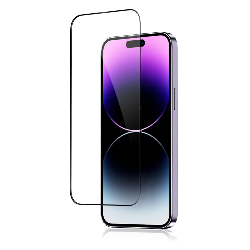 Zaštitna folija za ekran Blueo Anti-Broken za Apple iPhone 15 Pro Max, Kaljeno staklo, Full Glue, Crna