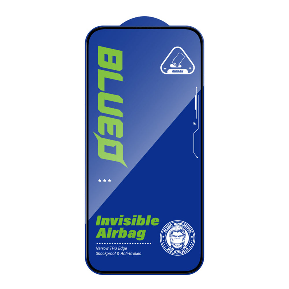 Zaštitna folija za ekran Blueo Anti-Broken za Apple iPhone 15 Pro Max, Kaljeno staklo, Full Glue, Crna