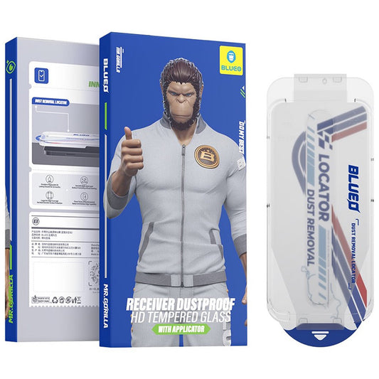 Folija za zaštitu ekrana Blueo Anti-Dust HD Applicator Pro za Apple iPhone 17 Air, Kaljeno staklo, Full Glue