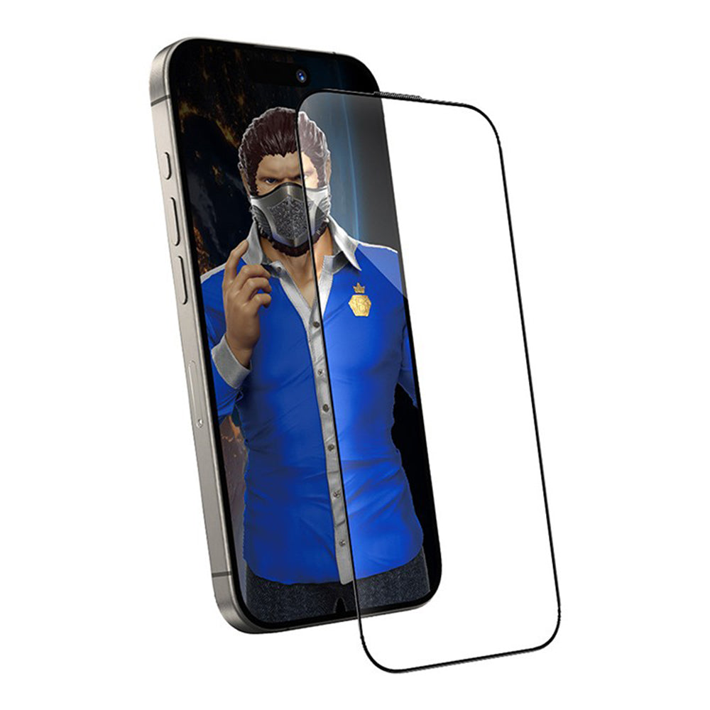 Zaštitna folija za ekran Blueo Anti-Dust HD za Apple iPhone 12 Pro Max, Kaljeno staklo, Full Glue, Crna