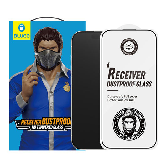 Folija za zaštitu ekrana Blueo Anti-Dust HD za Apple iPhone 17 Air, Kaljeno staklo, Full Glue, Crna