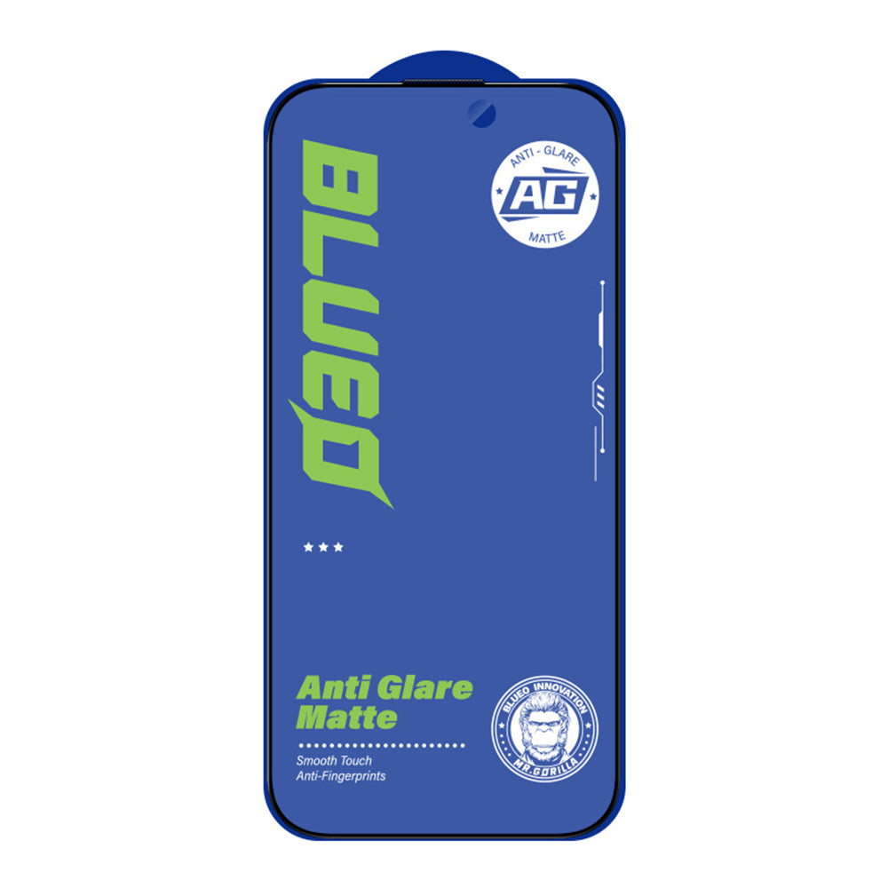 Zaštitna folija za ekran Blueo Anti-Glare za Apple iPhone 12 / 12 Pro, Kaljeno staklo, Full Glue, Crna