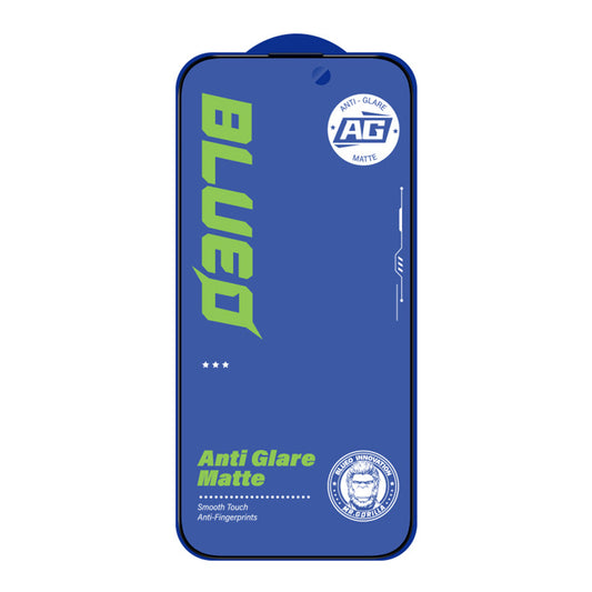 Zaštitna folija za ekran Blueo Anti-Glare za Apple iPhone 14 Pro Max, Kaljeno staklo, Full Glue, Crna