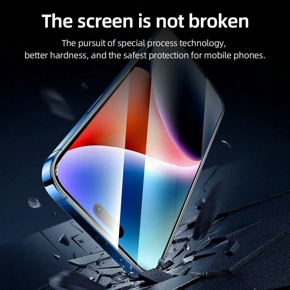 Zaštitna folija za ekran Blueo AR Applicator Pro za Apple iPhone 16 Pro Max, Kaljeno staklo, Full Glue, 3D, Crna