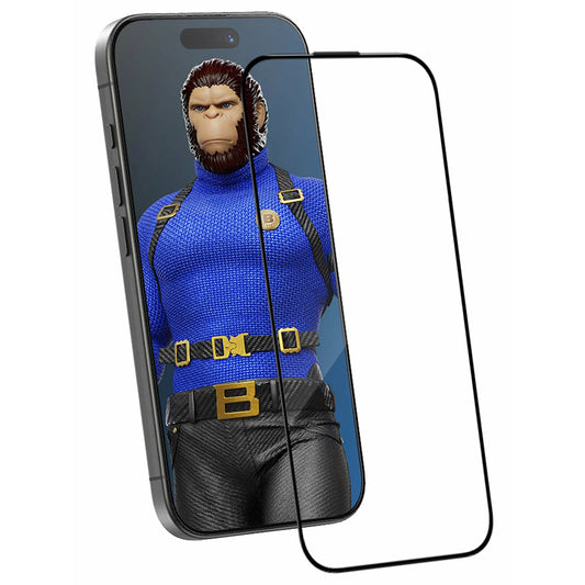 Folija za zaštitu ekrana Blueo Crystal Anti-Scratch Applicator za Apple iPhone 17 Air, Kaljeno staklo, Full Glue, Crna