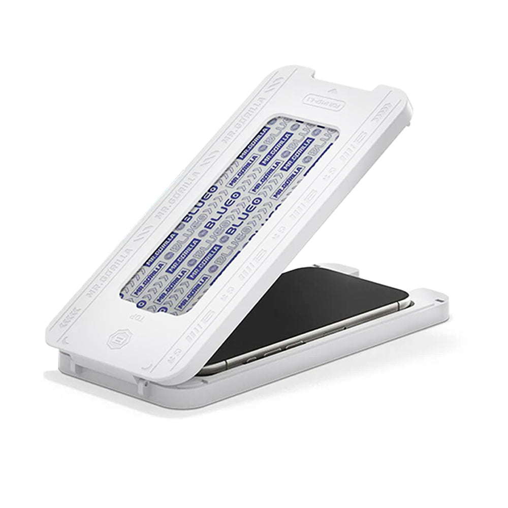 Folija za zaštitu ekrana Blueo Crystal Anti-Scratch Applicator za Apple iPhone 17 Pro / 17 / 16 Pro, Kaljeno staklo, Full Glue, Crna