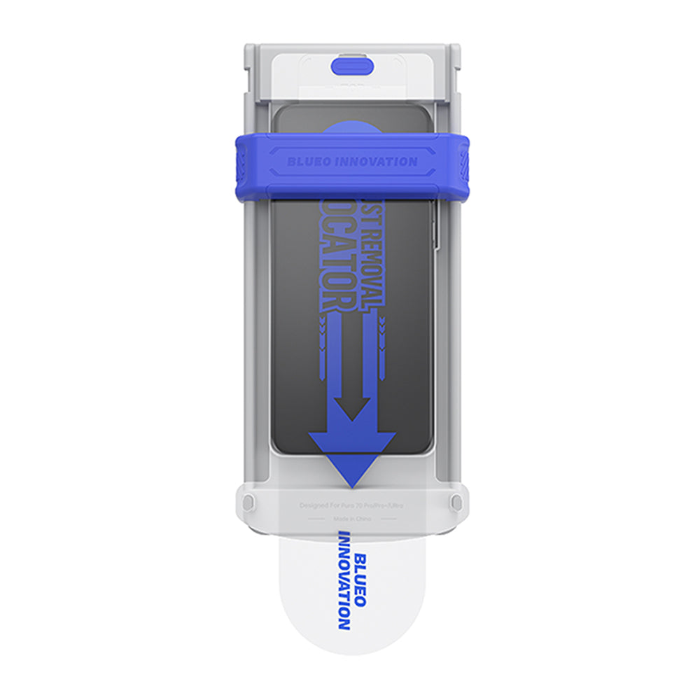 Zaštitna folija za ekran Blueo HD Applicator Pro za Apple iPhone 16 Pro, Kaljeno staklo, Full Glue, 3D, Crna