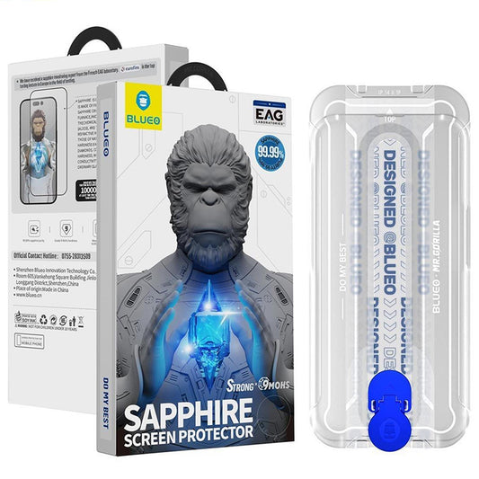 Folija za zaštitu ekrana Blueo HD za Apple iPhone 17 Air, Kaljeno staklo, Full Glue, 2.5D, Set 5 komada