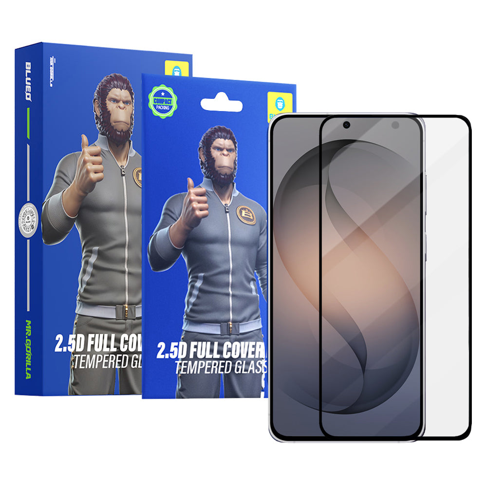 Folija za zaštitu ekrana Blueo HD za Samsung Galaxy S26 S942, Kaljeno staklo, Full Glue, 2.5D, Set 5 komada, Crna