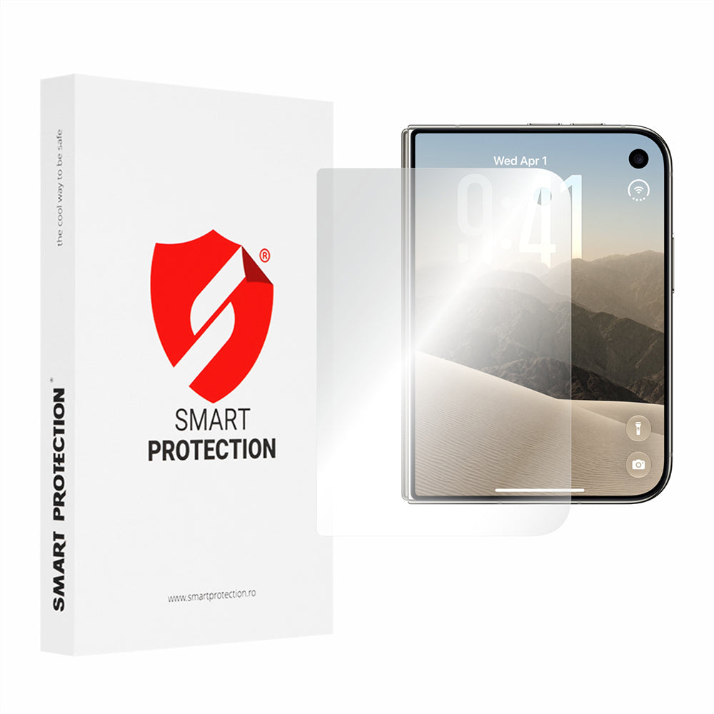 Zaštitna folija za spoljašnji ekran Smart Protection Premium Classic za Apple iPhone Duo, plastika, set od 2 komada