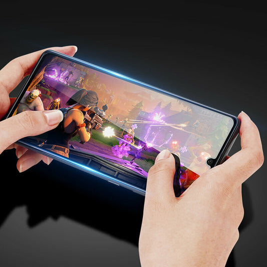 Zaštitna folija za ekran DUX DUCIS za Samsung Galaxy S24 FE S721, Kaljeno staklo, Edge Glue, Crna