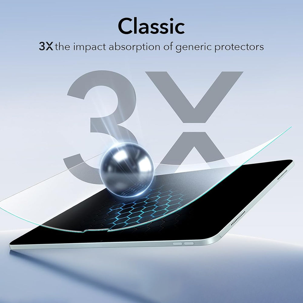 Zaštitna folija za ekran ESR Paper Feel UltraFit za Apple iPad (2025) / (2022), Plastika, Set od 2 komada