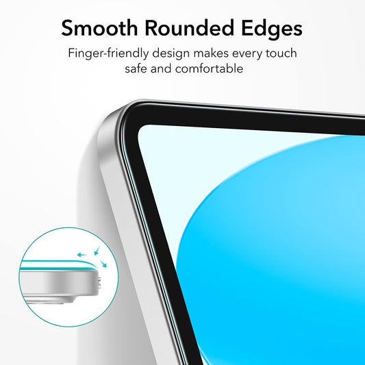 Folija za zaštitu ekrana ESR za Apple iPad (2025) / (2022), Kaljeno staklo, Full Glue, Set 2 komada