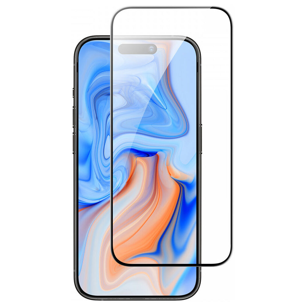 Folija za zaštitu ekrana ESR za Apple iPhone 15, Kaljeno staklo, Full Glue, Crna