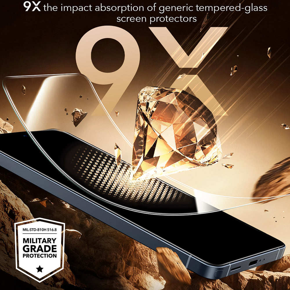 Folija za zaštitu ekrana ESR UltraFit Armorite Pro za Samsung Galaxy S26 Ultra S948, Kaljeno staklo, Full Glue