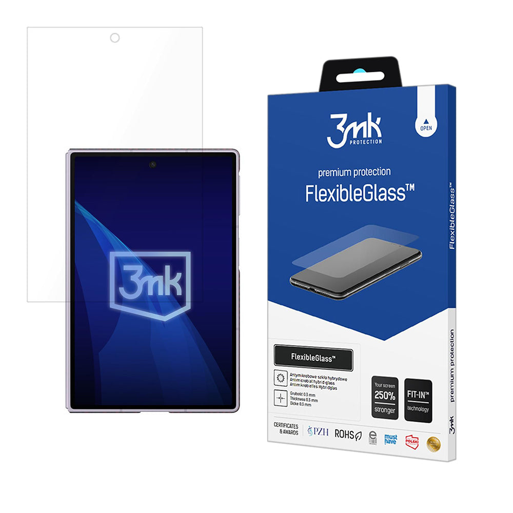 Zaštitna folija za spoljašnji ekran 3MK FlexibleGlass za Samsung Galaxy Z Fold8 F971, Fleksibilno staklo, Full Glue