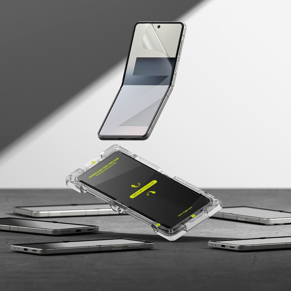 Zaštitna folija za unutrašnji ekran Ringke Dual Easy Pro za Samsung Galaxy Z Flip7 F766, Plastika, Set od 2 komada