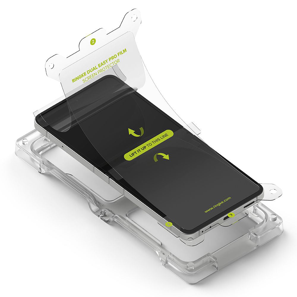 Zaštitna folija za unutrašnji ekran Ringke Dual Easy Pro za Samsung Galaxy Z Flip7 F766, Plastika, Set od 2 komada