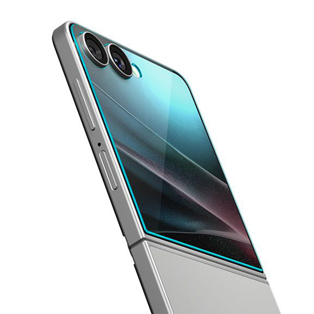 Folija za zaštitu Spoljnog Ekrana Spigen GlastR EZ FIT za Samsung Galaxy Z Flip7 F766, Kaljeno Staklo, Full Glue, Set 2 komada AGL09585