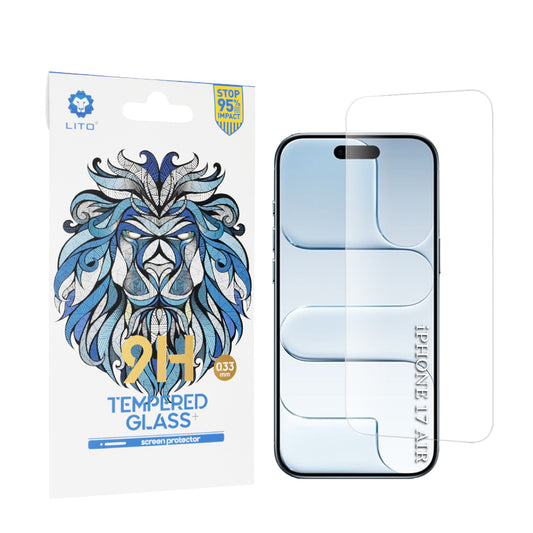Zaštitna folija za ekran Lito Classic za Apple iPhone 17 Air, Kaljeno staklo, Full Glue, 2.5D