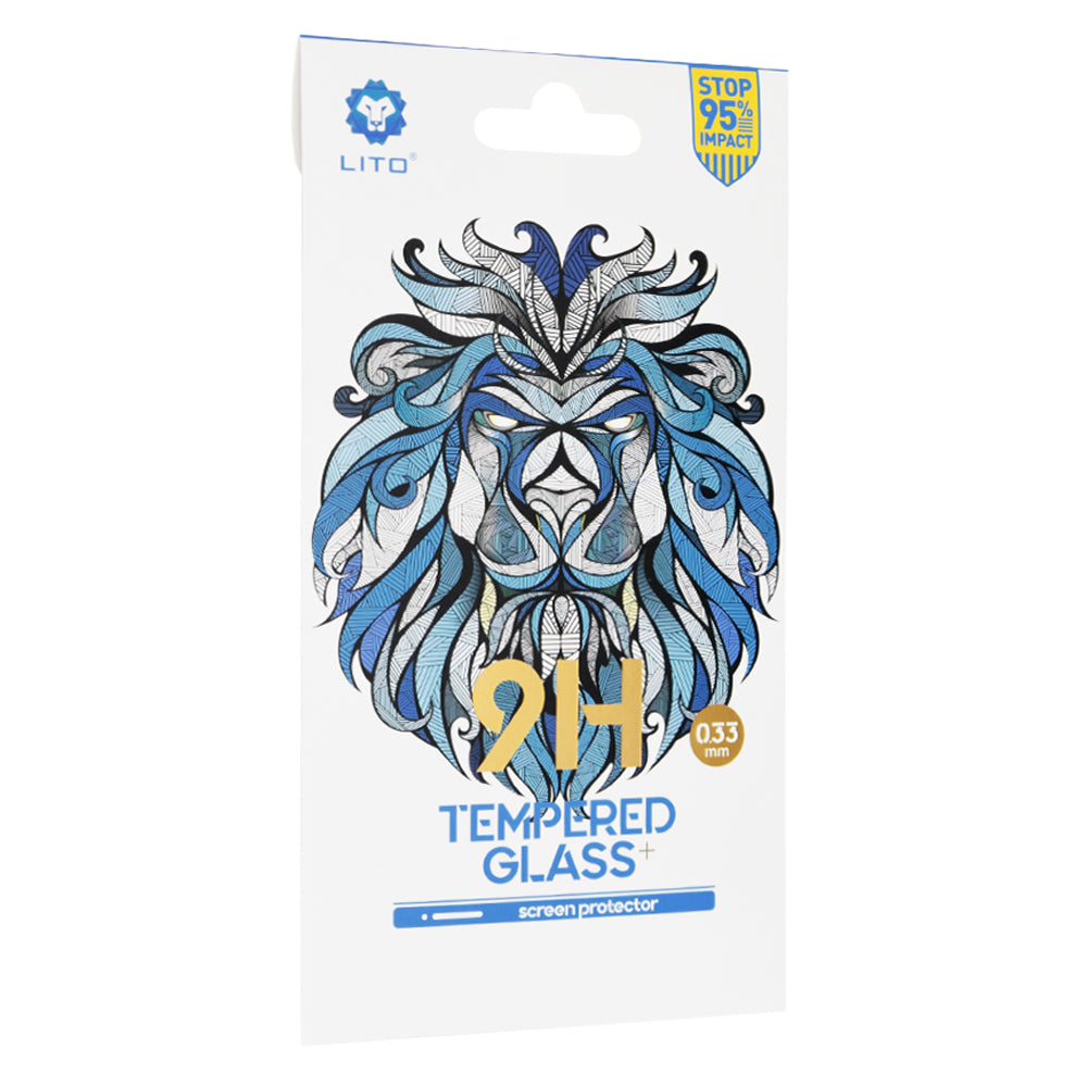 Zaštitna folija za ekran Lito Classic za Samsung Galaxy F12 F127 / A12 Nacho A127 / M02 M022 / M12 M127, Kaljeno staklo, Full Glue, 2.5D