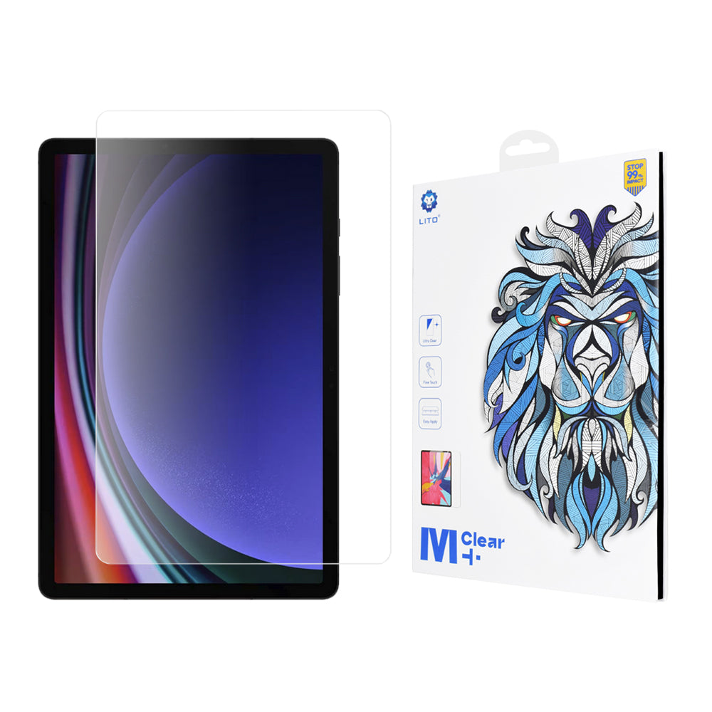 Zaštitna folija za ekran Lito Classic za Samsung Galaxy Tab S10+ / Tab S9 FE+ / Tab S9+, Kaljeno staklo, Full Glue, 2.5D
