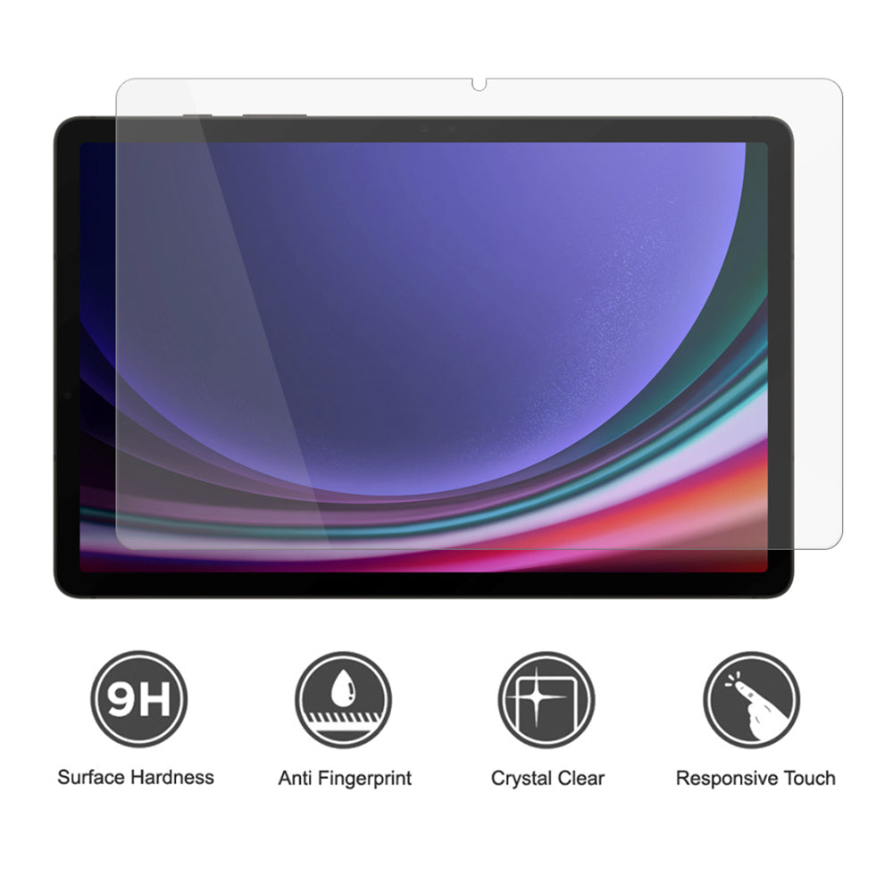 Zaštitna folija za ekran Lito Classic za Samsung Galaxy Tab S10+ / Tab S9 FE+ / Tab S9+, Kaljeno staklo, Full Glue, 2.5D