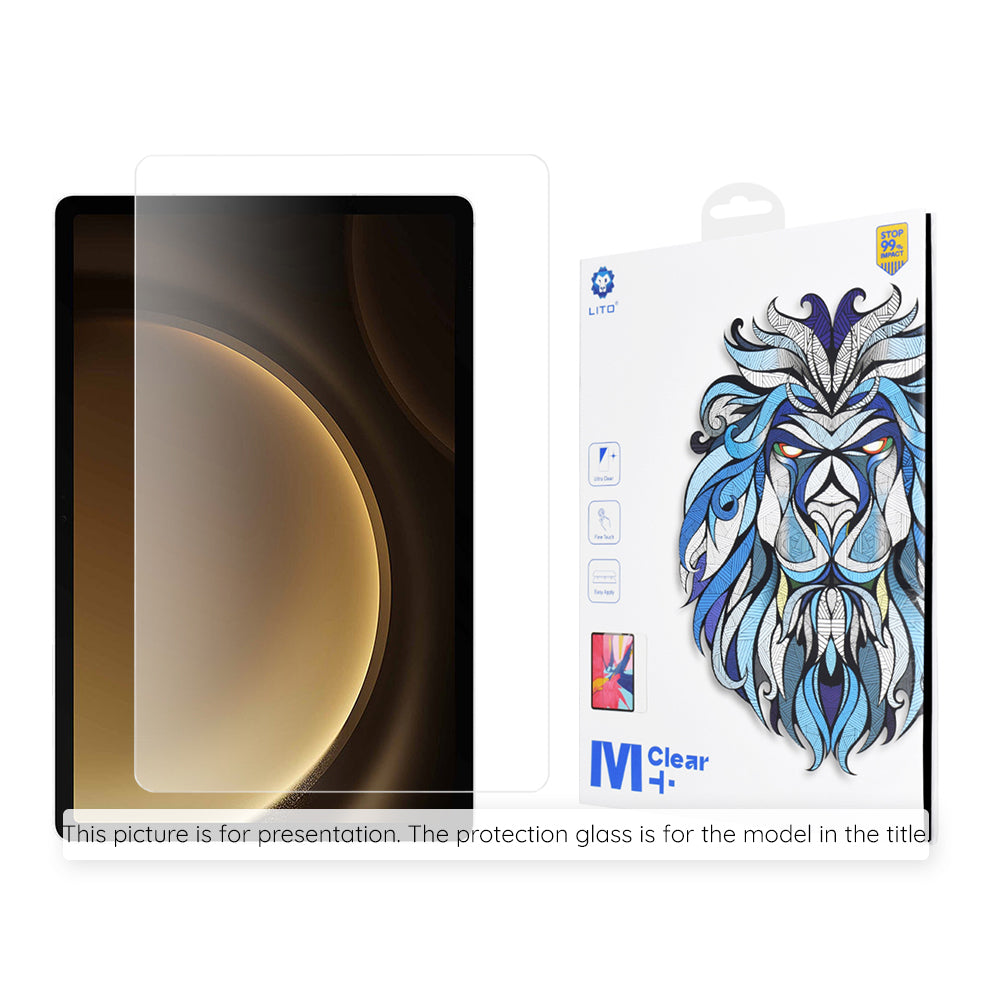 Zaštitna folija za ekran Lito Classic za Samsung Galaxy Tab S10 Ultra / Tab S9 Ultra, Kaljeno staklo, Full Glue, 2.5D