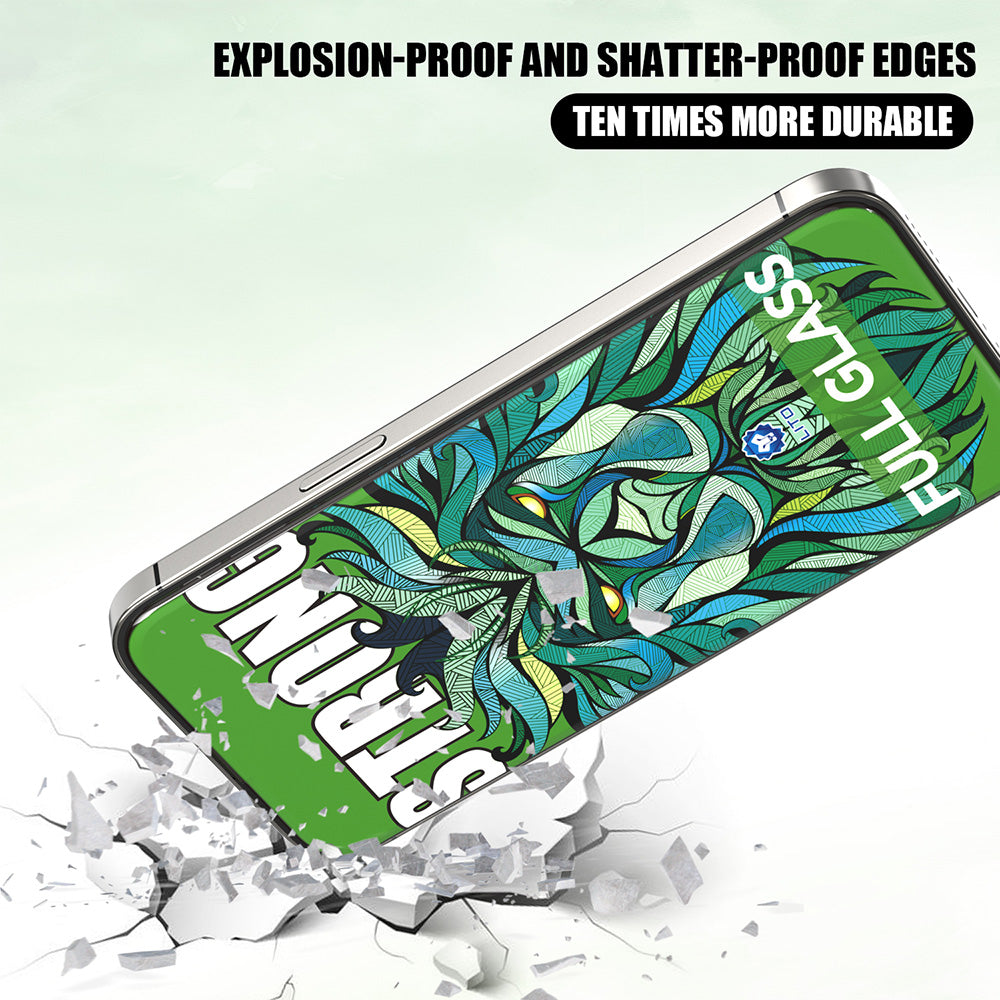 Folija za zaštitu ekrana Lito D+ Max Strong za Apple iPhone 17 Pro, Kaljeno staklo, Full Glue, Crna