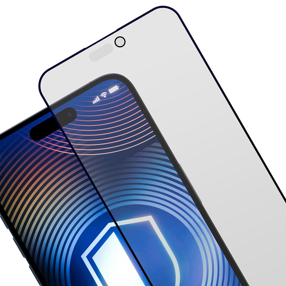 Folija za zaštitu ekrana Matte Privacy 3MK HardGlass Max za Apple iPhone 17 Pro Max, Kaljeno staklo, Full Glue