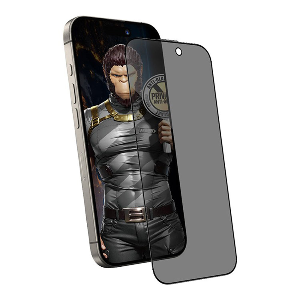 Zaštitna folija za ekran Matte Privacy Blueo Anti-Peep za Apple iPhone 14 Pro Max, Kaljeno staklo, Full Glue