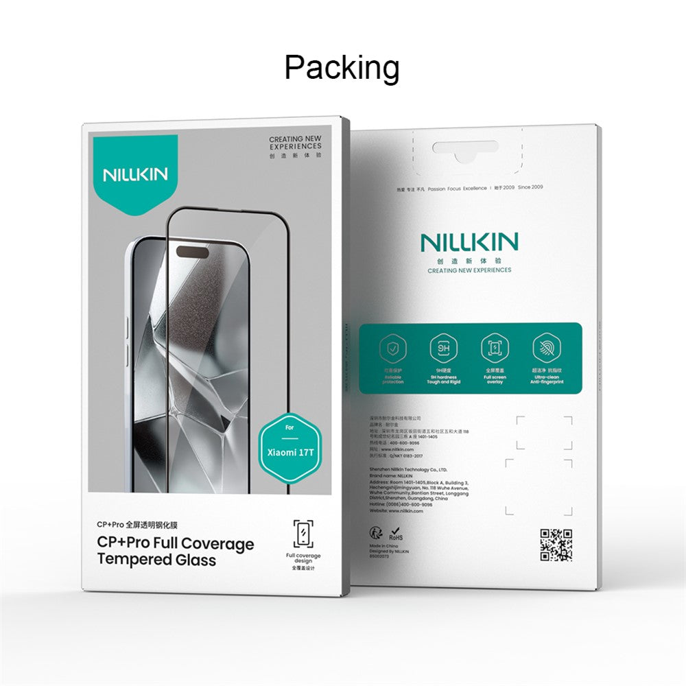 Zaštitna folija za spoljašnji ekran Nillkin CP+ Pro za Samsung Galaxy Z Fold8 F971, Kaljeno staklo, Full Glue, Crna